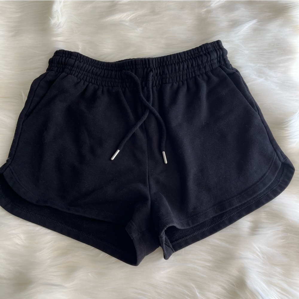 H&M Black Sweat Shorts